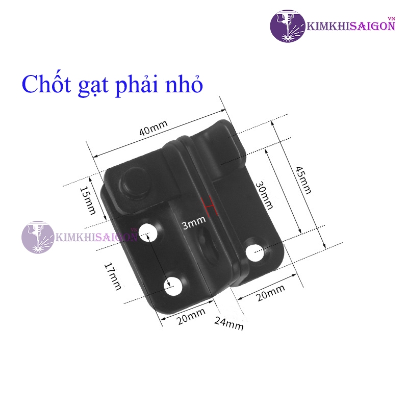 Chốt Khóa Cửa Inox 304 KHOA-05