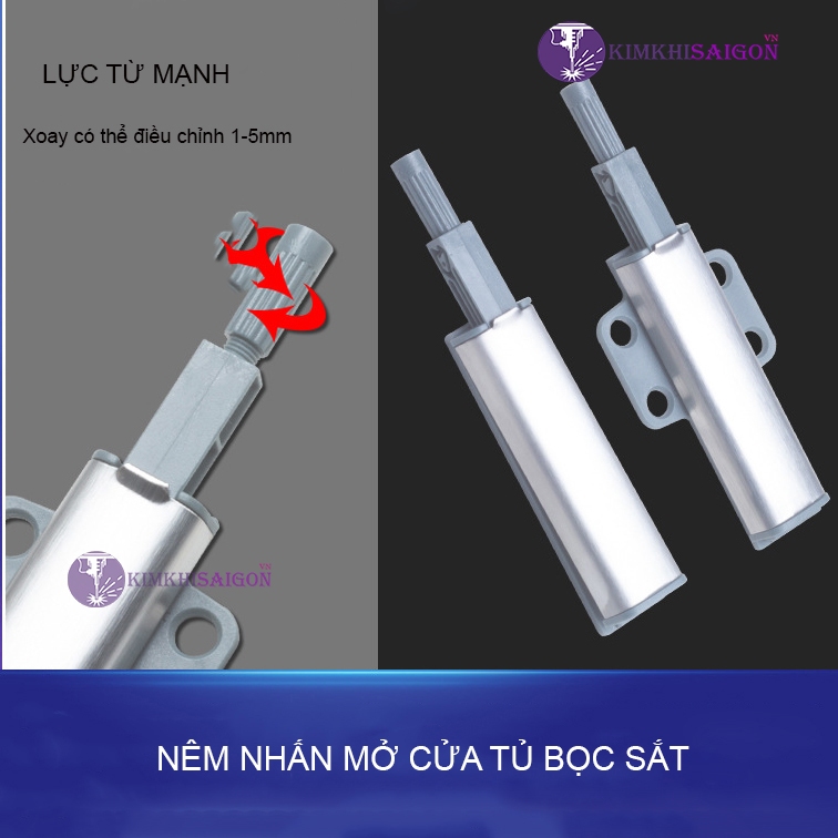 Chốt Nút Hít Nam Châm Mở Cửa Tủ KHOA-11