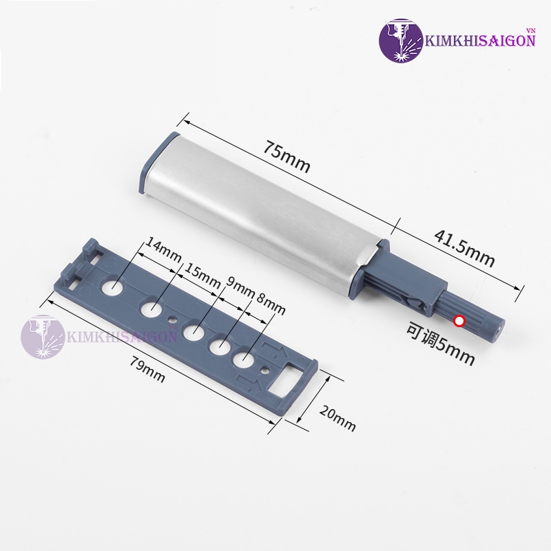 Chốt Nút Hít Nam Châm Mở Cửa Tủ KHOA-11