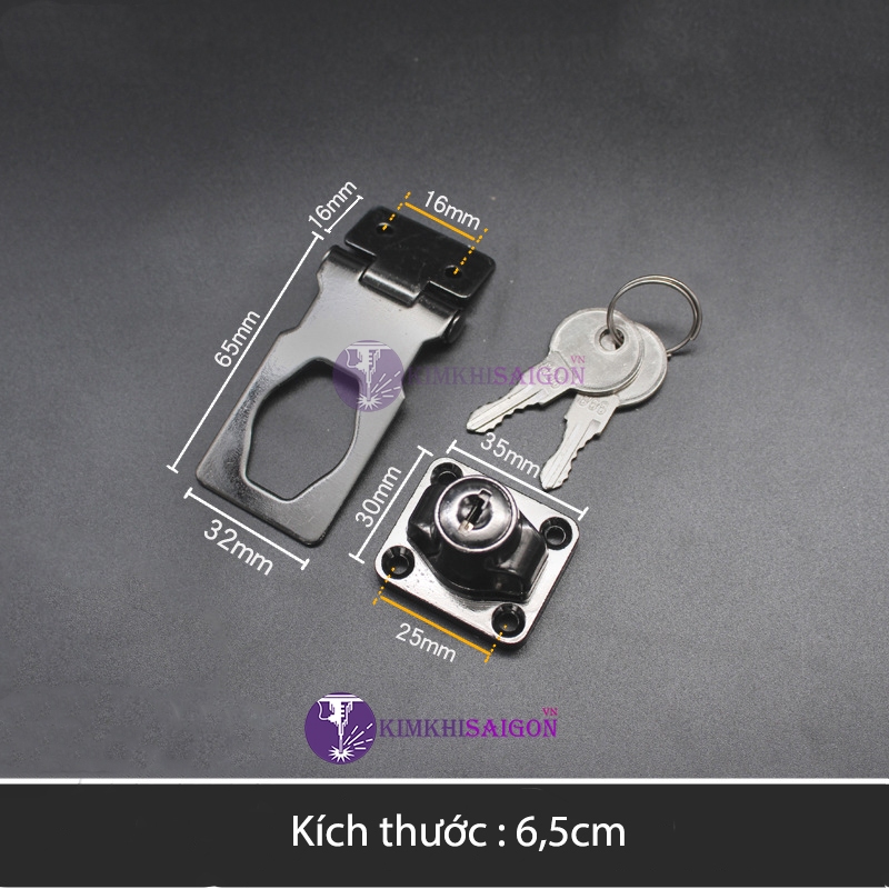 Ổ Khóa Cửa Tủ Bằng Hợp Kim Kẽm Chống Trộm KHOA-08