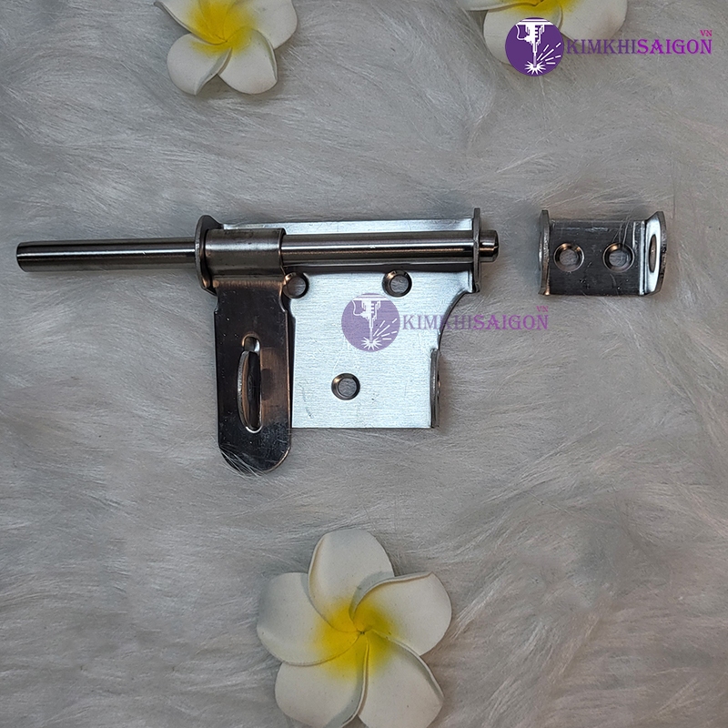 Chốt Khóa Cửa Bằng Inox 304, Then Cài Cửa Bằng Thép Không Gỉ Loại Lớn 4inch và 6inch Khoa-06