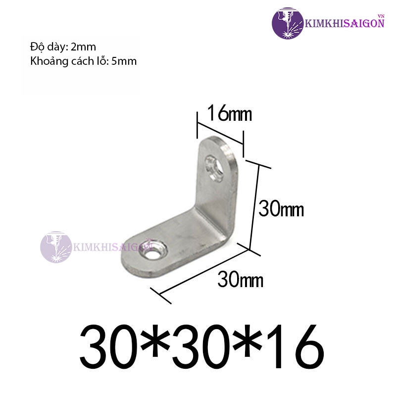 Bát Ke Góc Vuông Inox Chữ L KEGOC-01