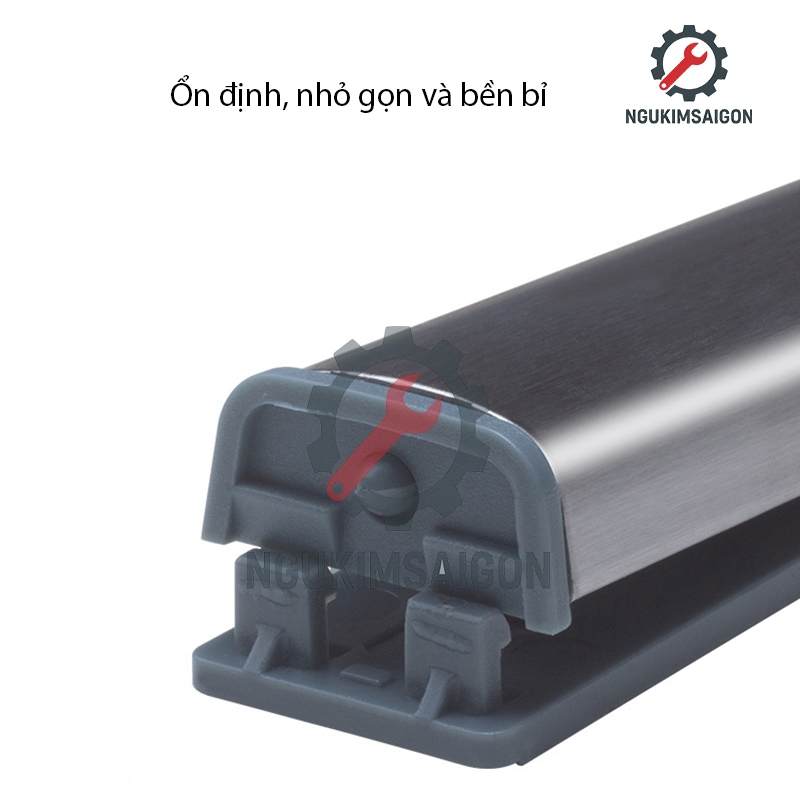 Dụng Cụ Nhấn Mở Hít Cánh Tủ Nam Châm Inox, Chốt Nút Hít Nam Châm Nhấn Nhả Mở Cửa Tủ, Chốt Nhấn Mở Cánh Tủ KHOA-11