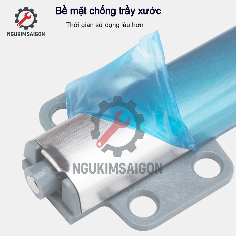 Dụng Cụ Nhấn Mở Hít Cánh Tủ Nam Châm Inox, Chốt Nút Hít Nam Châm Nhấn Nhả Mở Cửa Tủ, Chốt Nhấn Mở Cánh Tủ KHOA-11