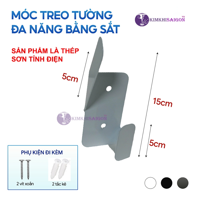 [TẶNG KÈM ỐC VÍT] Móc Treo Tường, Treo Quần Áo, Treo Nón Bảo Hiểm, Túi Xách, Áo Khoác Kèm Ốc Vít Lắp Đặt MT-14