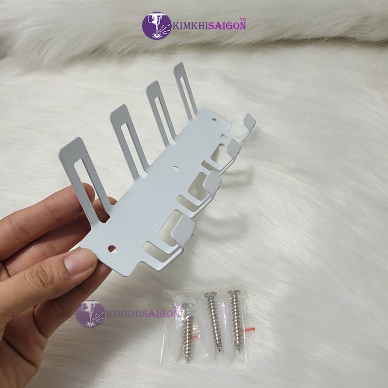 Móc Treo Quần Áo Gắn Tường (Tặng Kèm Vít), Móc Treo Quần Áo Chịu Lực, Móc Treo Đa Năng Kim Khí Sài Gòn MT-16