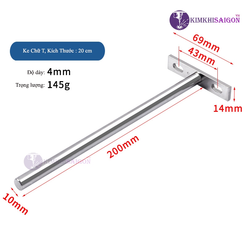 Chốt Âm Kệ Treo Tường Chữ T Nhiều Kích Thước Phù Hợp Treo Kệ Tường, Kệ Gỗ Decor Mà Không Lộ Vít Chot-05