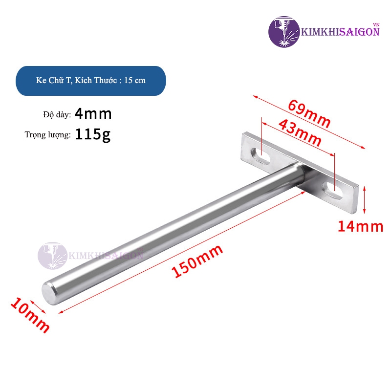 Chốt Âm Kệ Treo Tường Chữ T Nhiều Kích Thước Phù Hợp Treo Kệ Tường, Kệ Gỗ Decor Mà Không Lộ Vít Chot-05