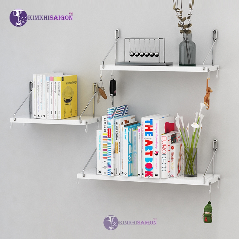 Kệ Treo Tường, Kệ Decor Không Cần Khoan Tường (Tặng Kèm Đinh Và Móc Treo) DC-01