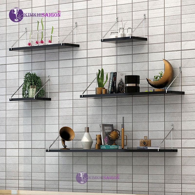 Kệ Treo Tường, Kệ Decor Không Cần Khoan Tường (Tặng Kèm Đinh Và Móc Treo) DC-01