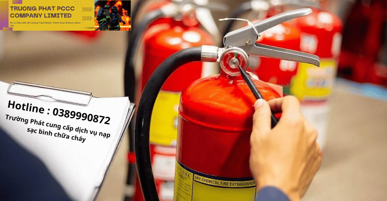 Cách nhận biết bình chữa cháy đã hết hạn sử dụng