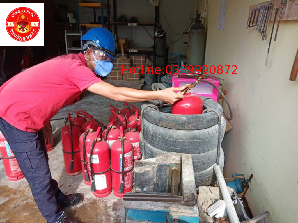 Nạp sạc bình chữa cháy giá rẻ tại Hoàn Kiếm Hà Nội
