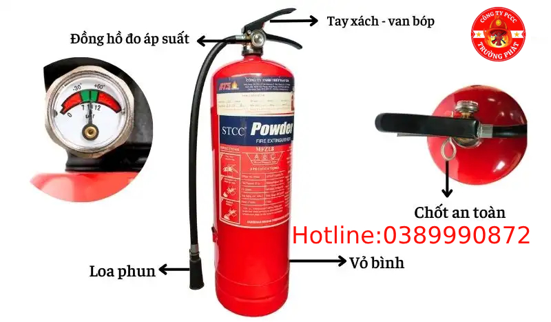 Nạp bình chữa cháy chất lượng giá rẻ tại nam từ liêm