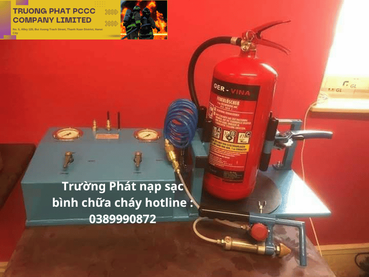 Báo giá nạp bình chữa cháy Huyện Thanh Oai