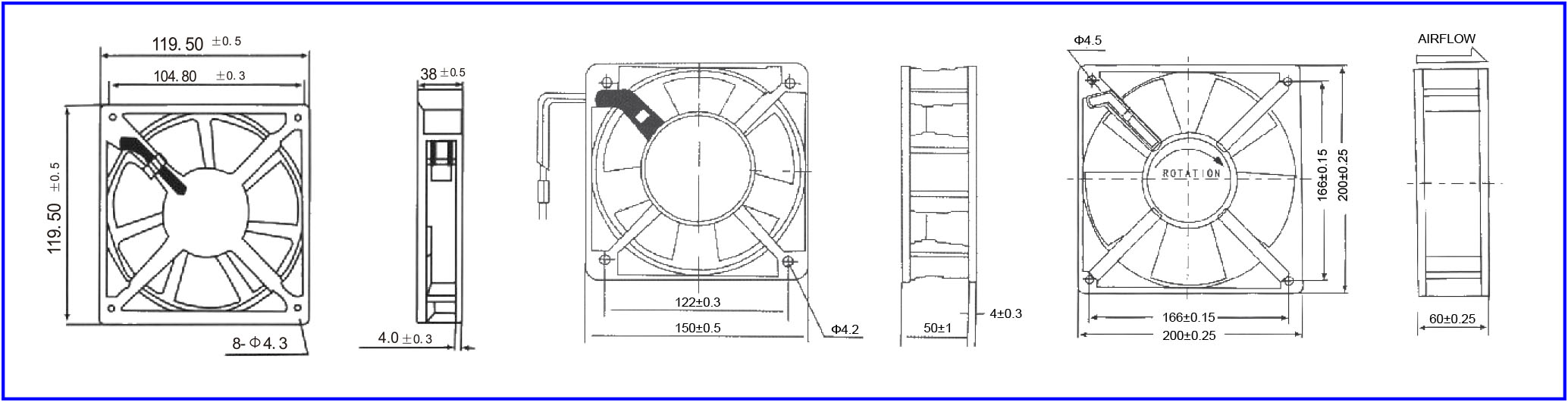 QUẠT LÀM MÁT HƯỚNG TRỤC MORELE
