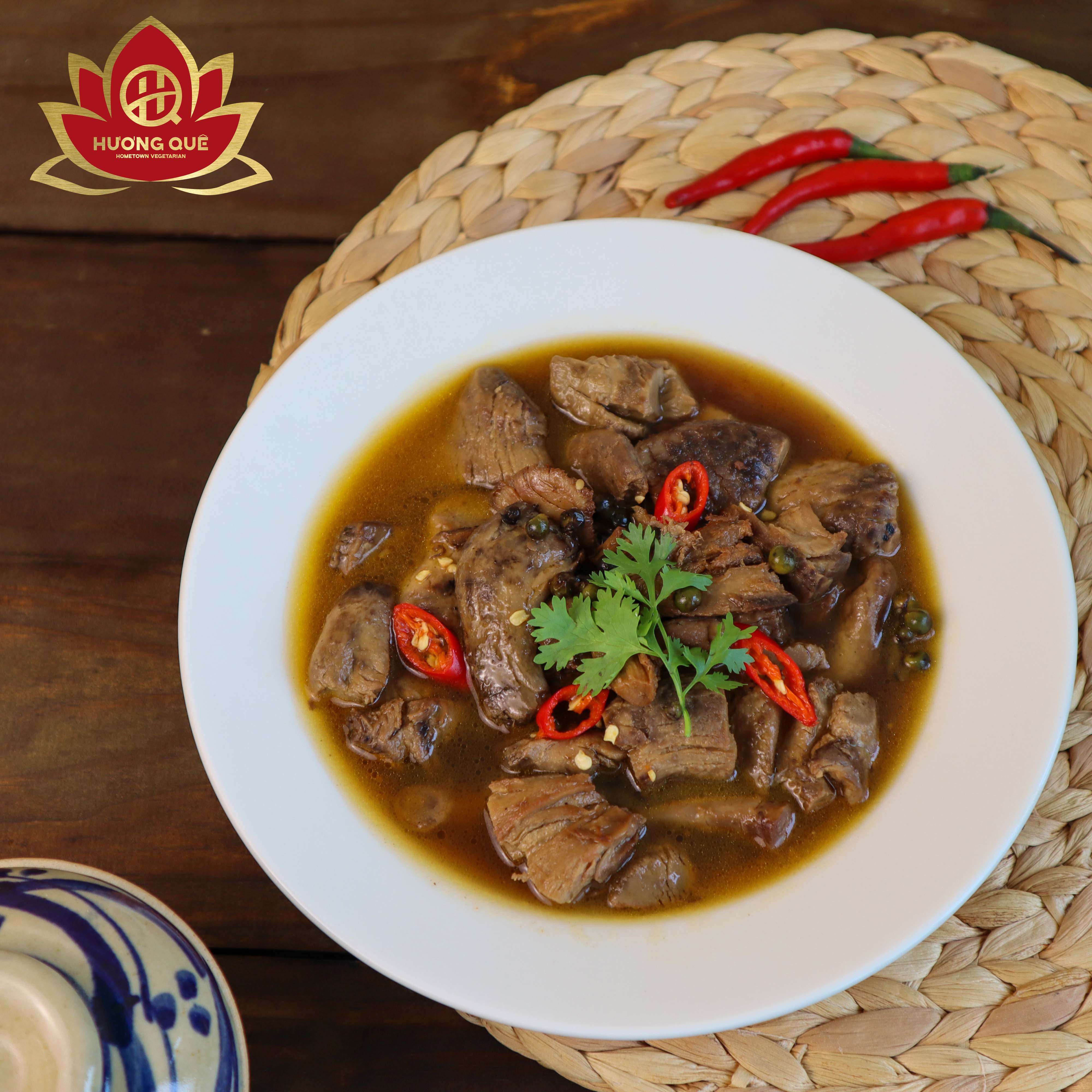 BRAISED MUSHROOMS FEET WITH PEPPER - CHÂN NẤM KHO TIÊU 300g