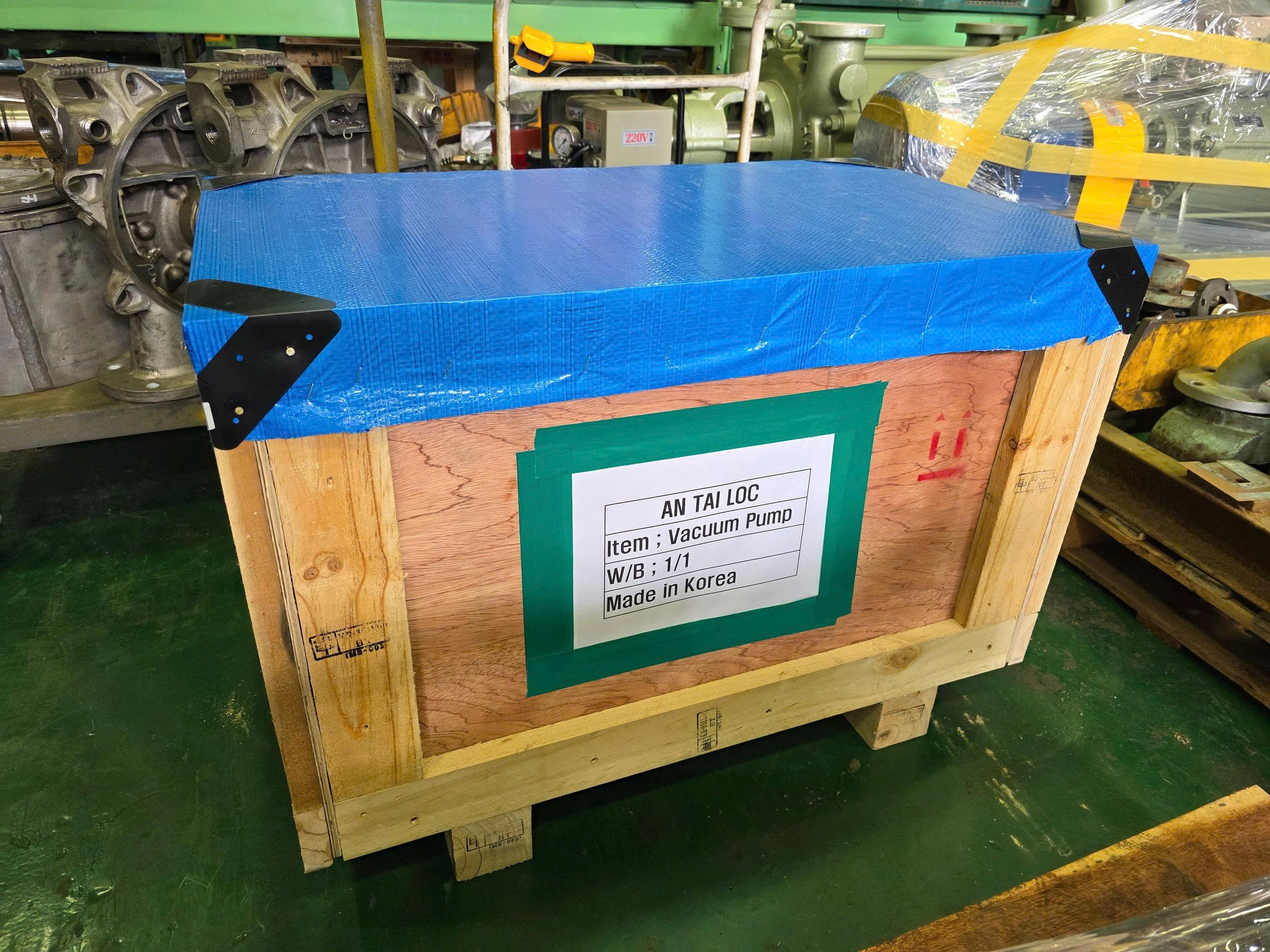 Đại diện phân phối chính hãng bơm hút chân không vòng nước hiệu HANCHANG