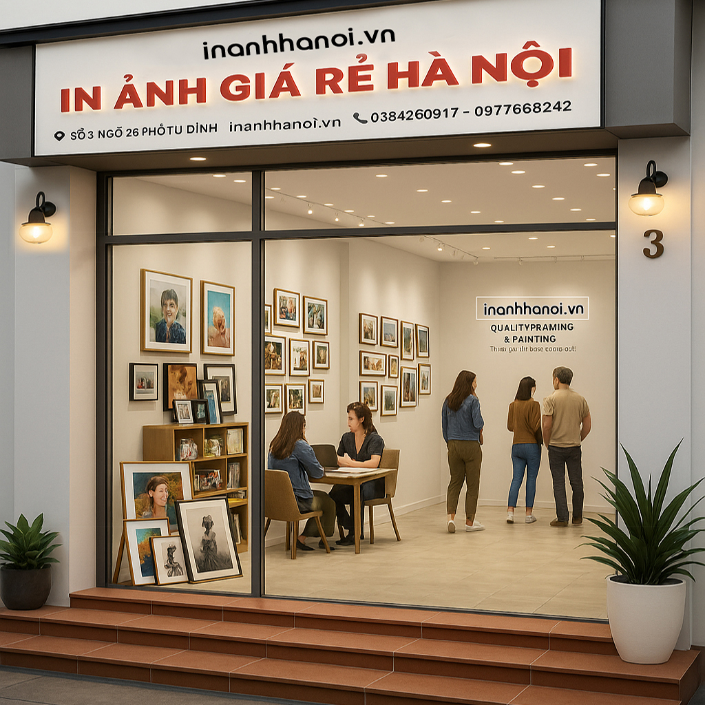 Địa chỉ in ảnh LẤY NGAY, chất lượng cao, ngay giữa lòng Hà Nội
