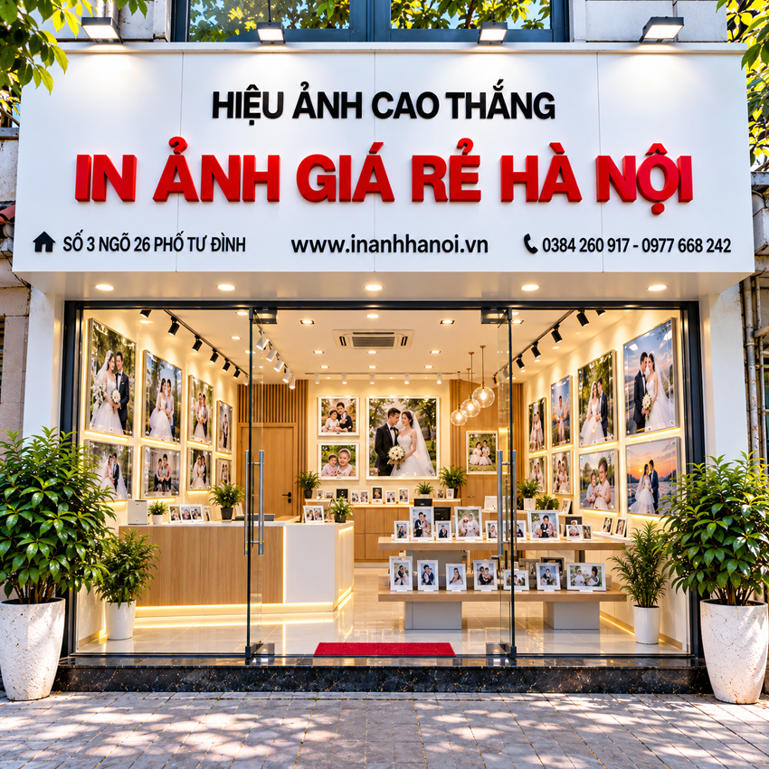 Ảnh gỗ tráng gương là gì ? in ảnh tráng  gương ở đâu ?