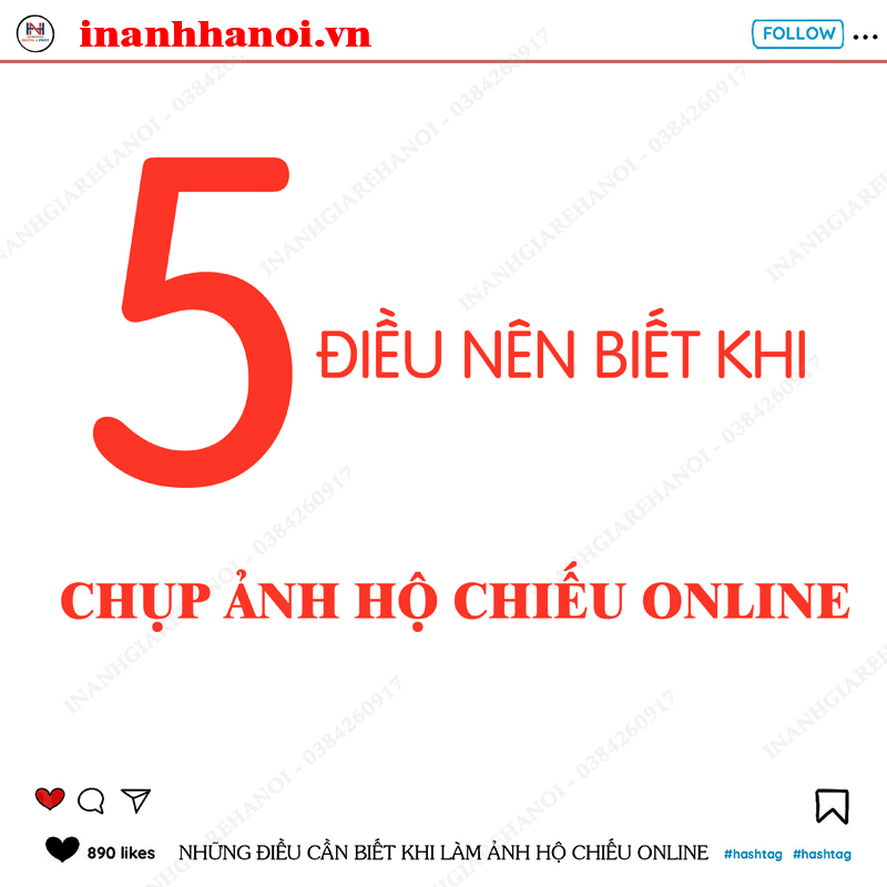 Những điều cần biết khi chụp ảnh Hộ Chiếu Online