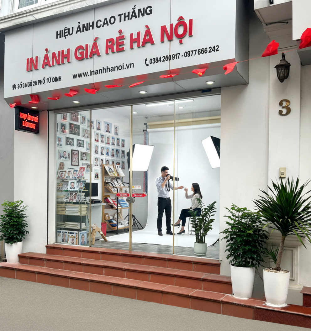 Địa chỉ chụp ảnh thẻ Nhanh Đẹp Rẻ nhất tại quận Long Biên Hà Nội