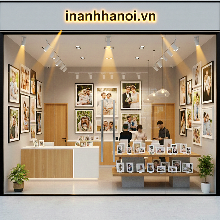 Ảnh gỗ tráng gương là gì ? in ảnh tráng  gương ở đâu ?