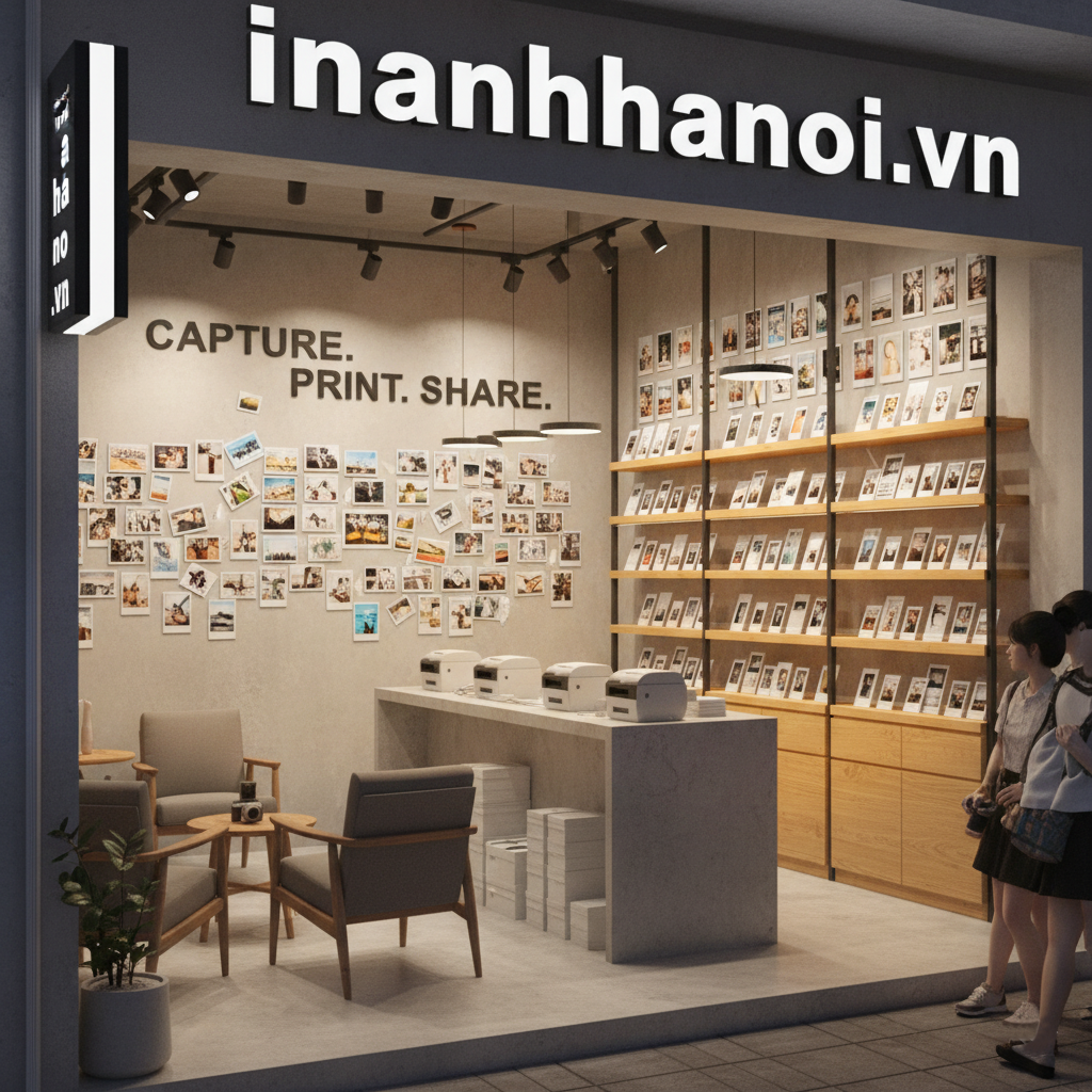 in ảnh Polaroid xu hướng in ảnh của giới trẻ tại inanhhanoi.vn
