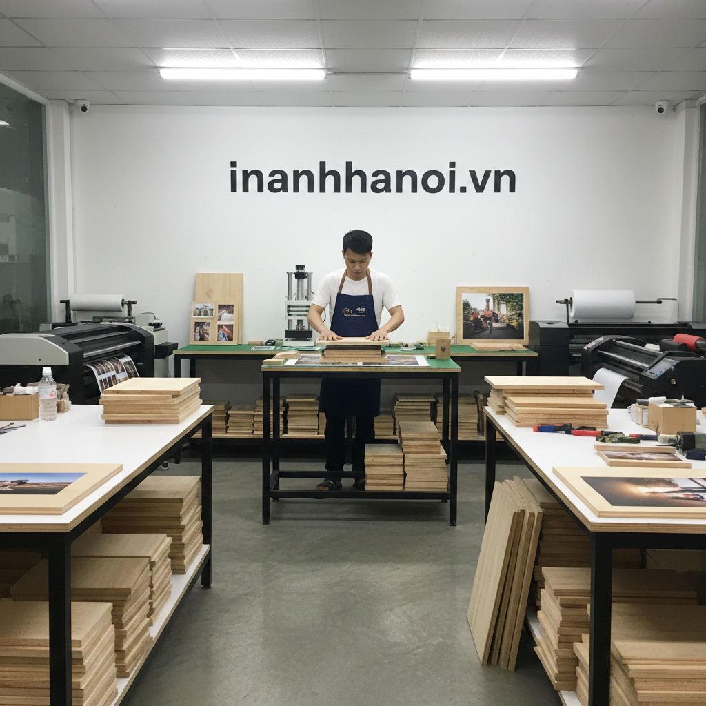 Phân biệt in ảnh Gỗ Lụa Và in ảnh Gỗ Tráng Gương Siêu Bóng