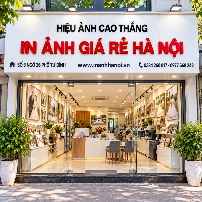 Địa chỉ in ảnh Cưới chất lượng cao tại Hà Nội