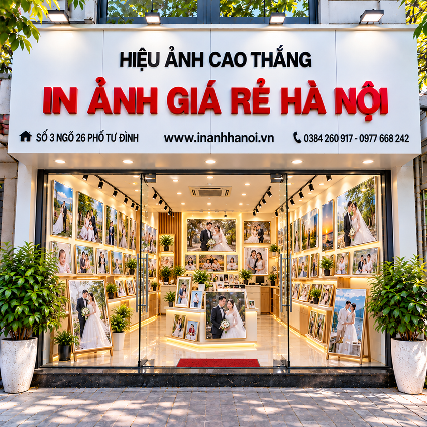 Top 10 địa chỉ in ảnh đẹp giá rẻ tốt nhất tại Hà Nội