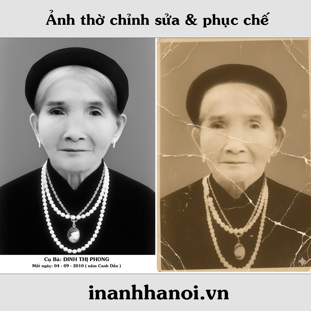 Dịch Vụ Chỉnh Sửa, Phục Chế và In Ảnh Thờ Cao Cấp Tại Long Biên, Hà Nội