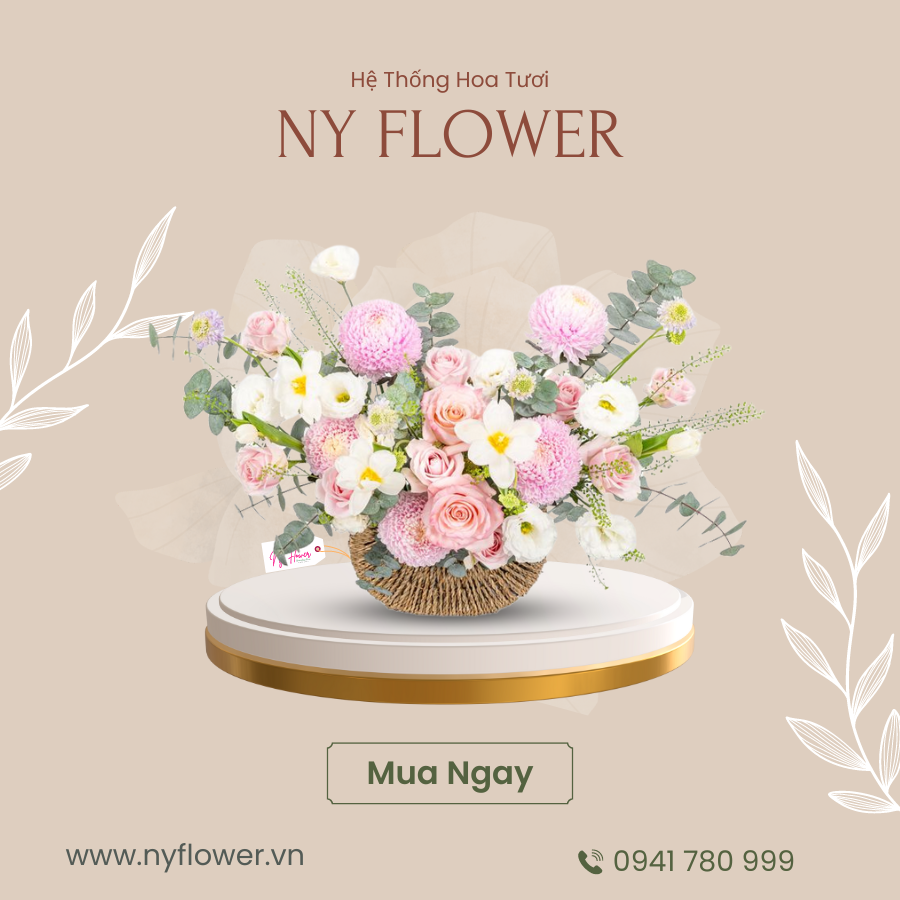 Giỏ Hoa Tươi 012