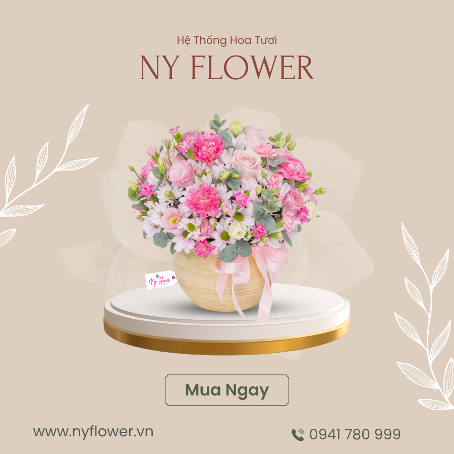 Giỏ Hoa Tươi 020