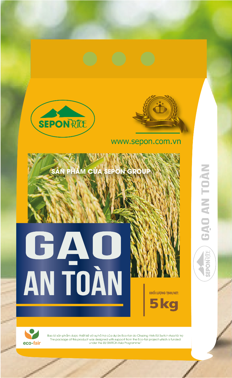 Gạo ST25 An toàn SEPON - Túi 5 Kg