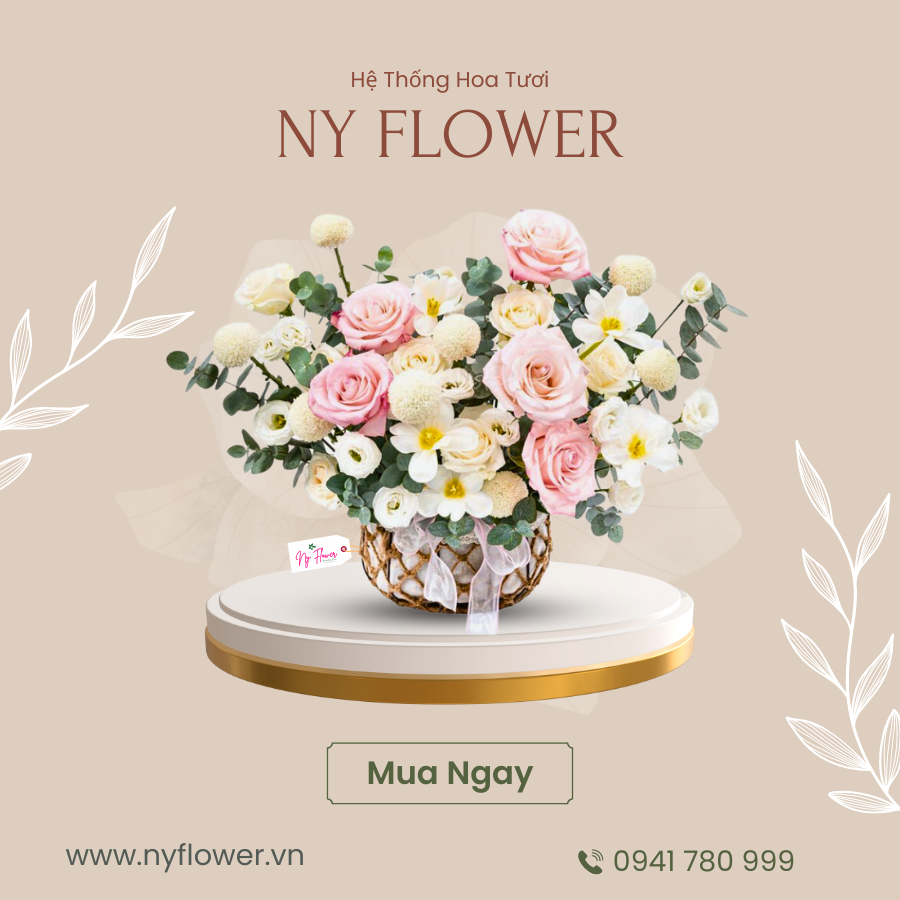 Giỏ Hoa Tươi 005