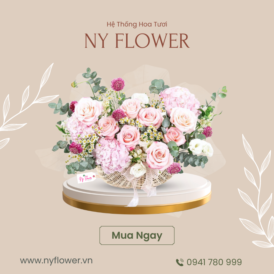 Giỏ Hoa Tươi 007
