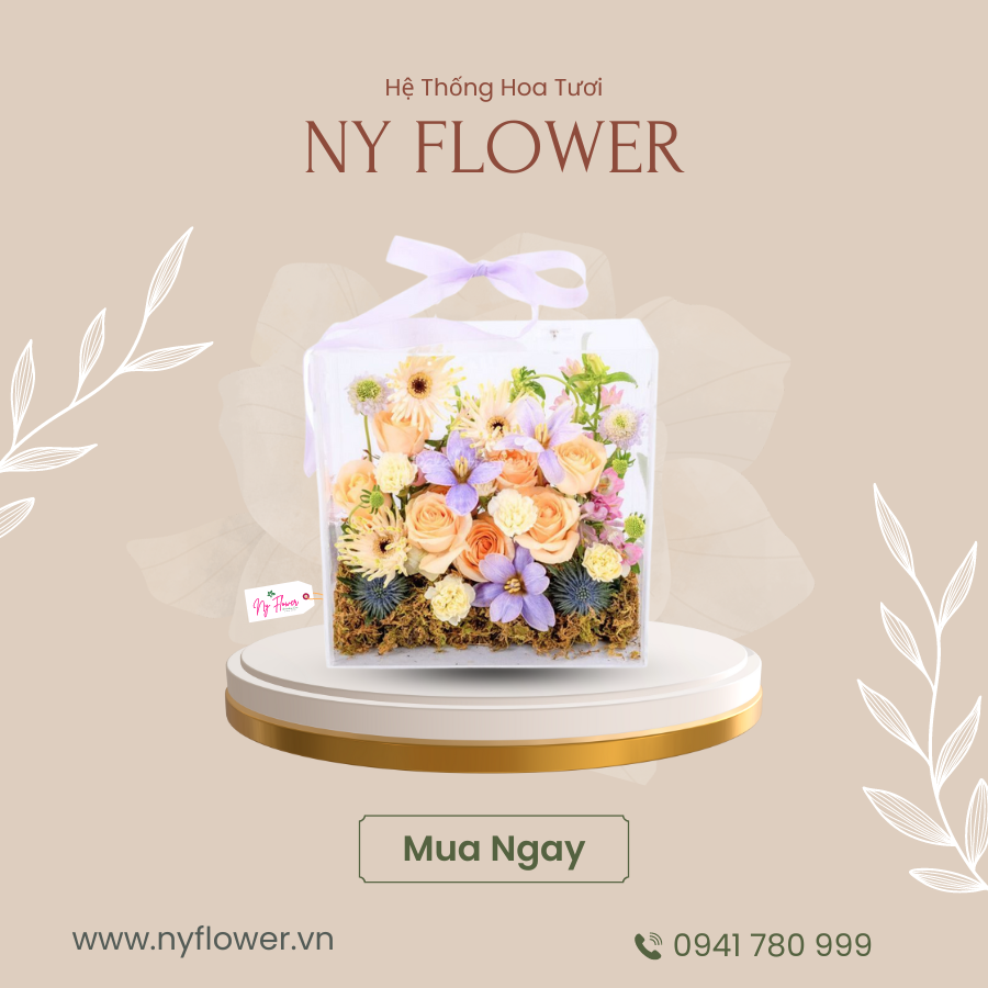 Giỏ Hoa Tươi 008