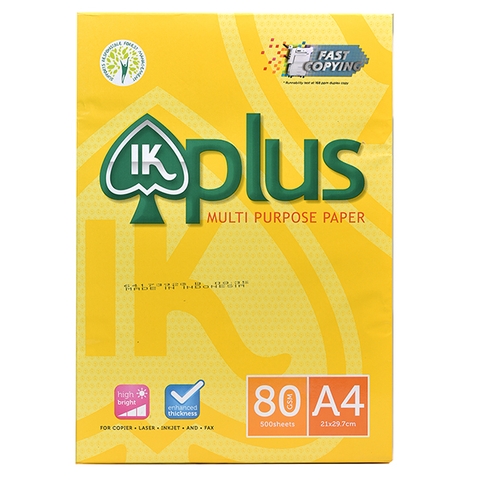 Demo 5 Giấy IK Plus A4/80 PP-IP2