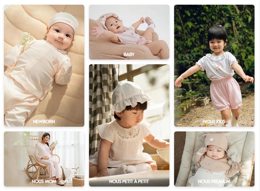 Quần áo sơ sinh Nous - Sự lựa chọn hoàn hảo cho bé yêu