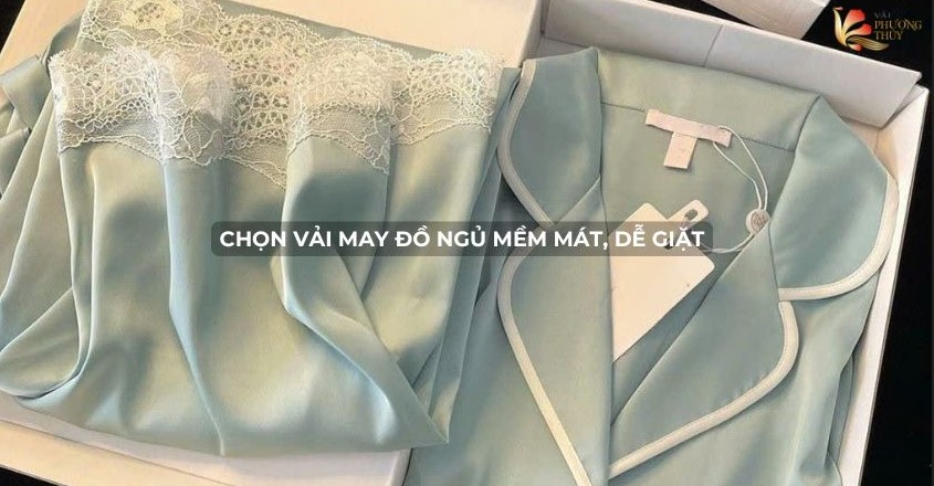 6 loại vải may đồ ngủ pijama nữ mềm mát, dễ giặt, dễ mặc