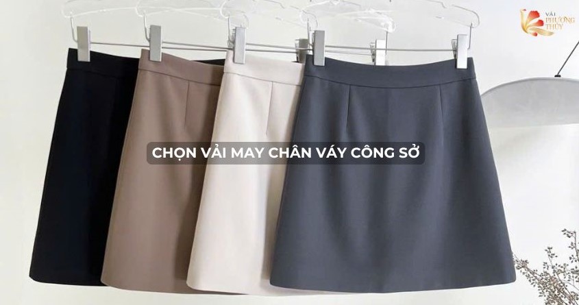 Các mẫu chân váy đẹp. Chọn vải may váy cho nàng công sở