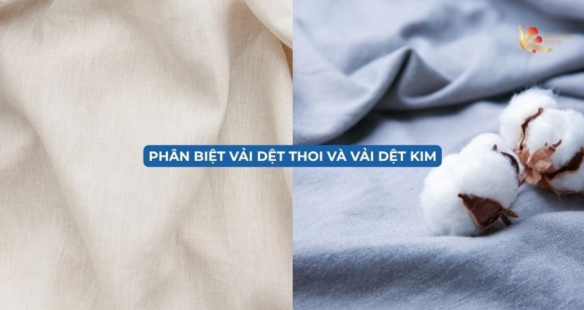 Phân biệt vải dệt thoi và vải dệt kim