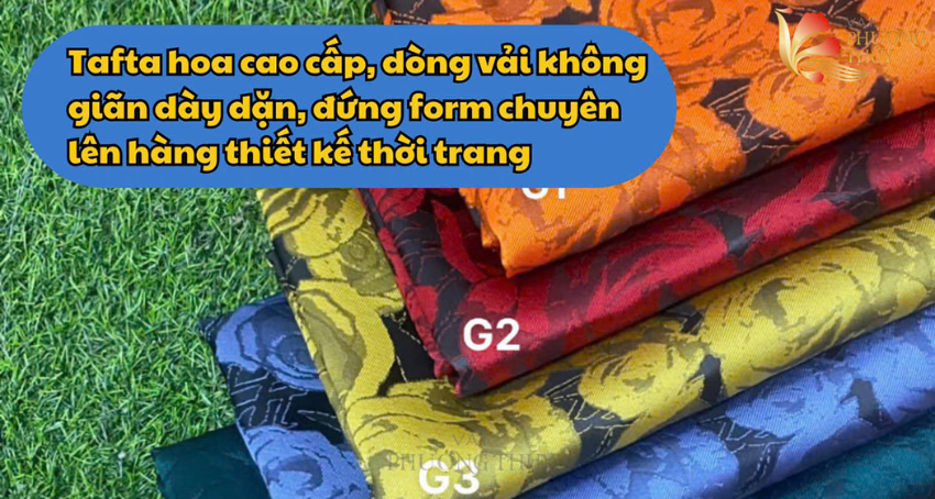 Tại Sao Vải Tafta Hoa: Lựa Chọn Cho Trang Phục Cao Cấp