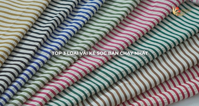 Top 3 loại vải kẻ sọc bán chạy nhất tại Vải Phượng Thúy