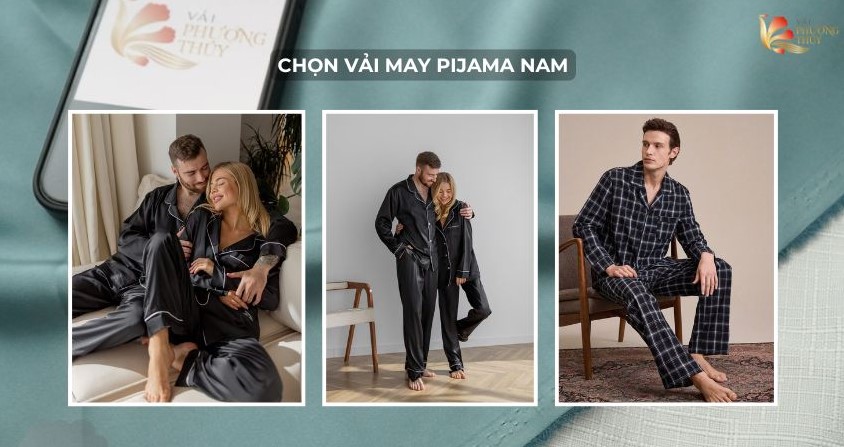 Các loại vải may pijama nam cho giấc ngủ êm ái