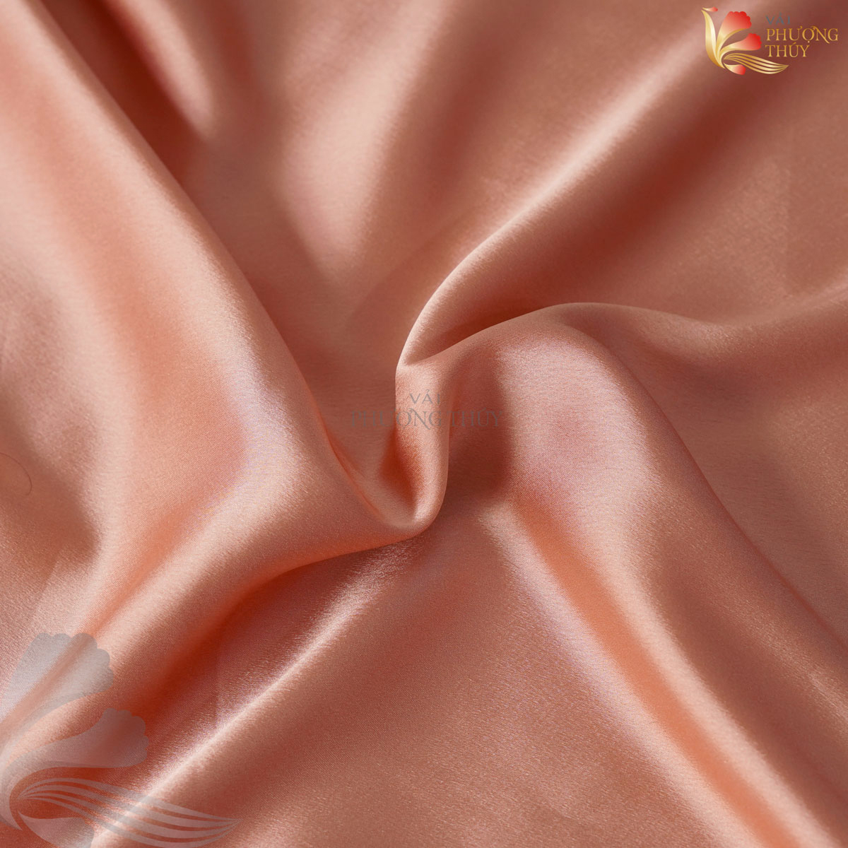 Vải lụa satin trơn Phượng Thúy khổ 1m50 vải may áo dài, đầm váy 