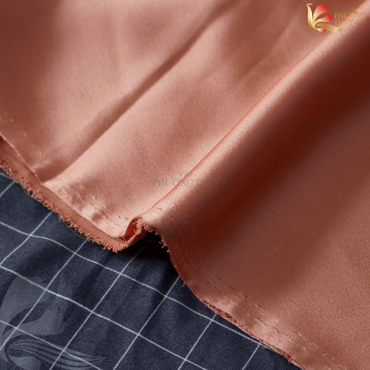 Vải lụa satin Phượng Thúy | Vải may áo dài