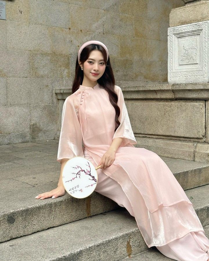 Vải áo dài trơn  