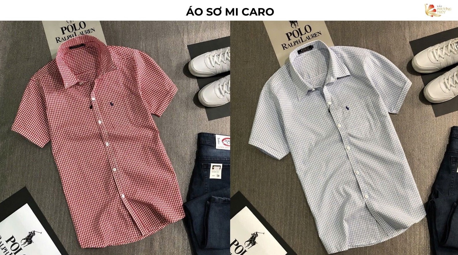 Áo sơ mi nam kẻ caro