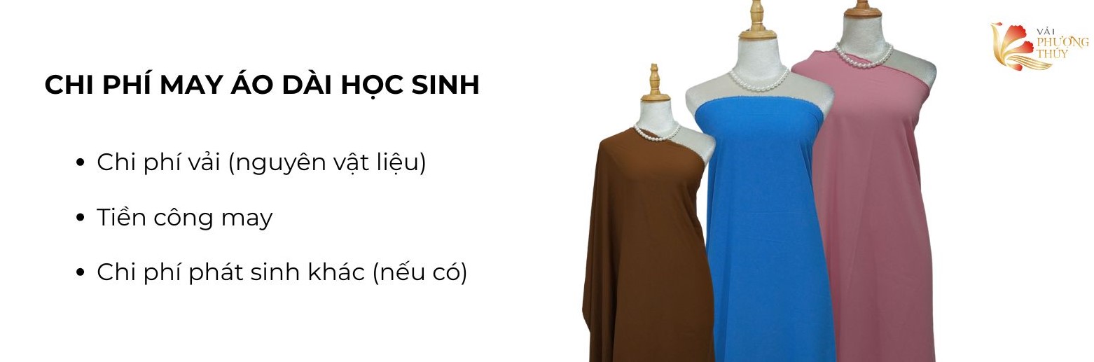 Tổng chi phí ước tính cho 1 bộ áo dài học sinh